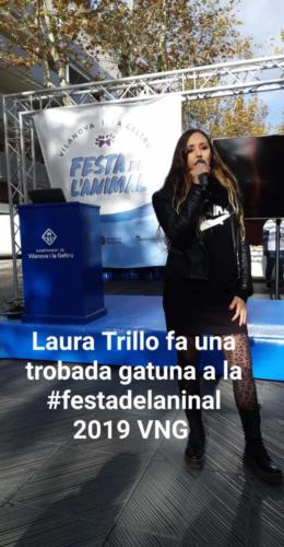 Laura Trillo Terapia Felina VIII Festa de l'animal Vilanova i la Geltrú Barcelona Noviembre 2019