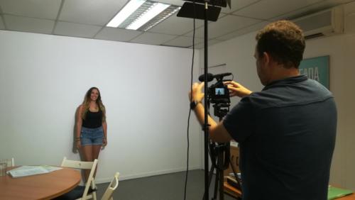 Laura Trillo Terapia Felina grabación curso de Educación Humanitaria de FAADA online Barcelona 14 Agosto 19