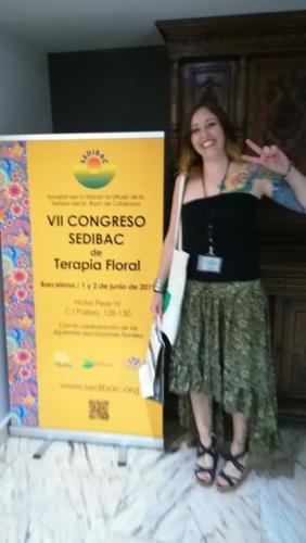 Laura Trillo Terapia Felina ponente VII Congreso de Terapia Floral de Sedibac Barcelona 2 Junio 2019