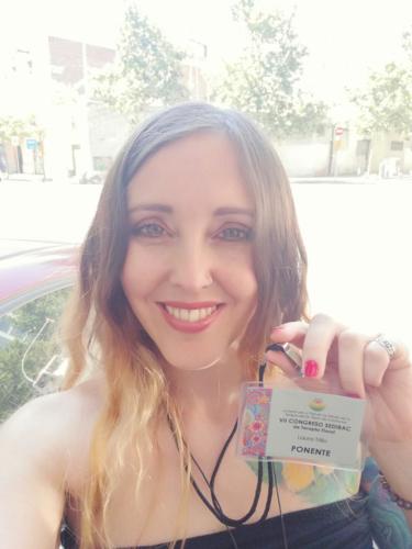 Laura Trillo Terapia Felina ponente VII Congreso de Terapia Floral de Sedibac Barcelona 2 Junio 2019