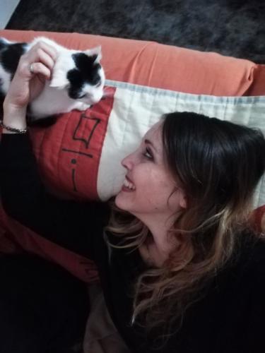 Laura Trillo Terapia Felina visita Patito 17 Enero 2019