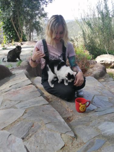 Laura Trillo Terapia Felina visita Patito 3 Abril 2021