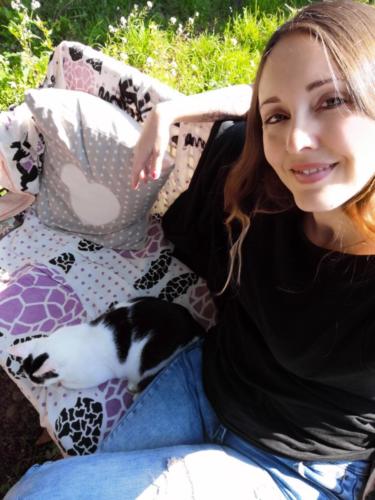 Laura Trillo Terapia Felina visita Patito 4 Febrero 2020