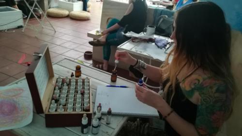 Laura Trillo Terapia Felina visita y tratamiento floral Espai DeGats Barcelona 2 Junio 2019