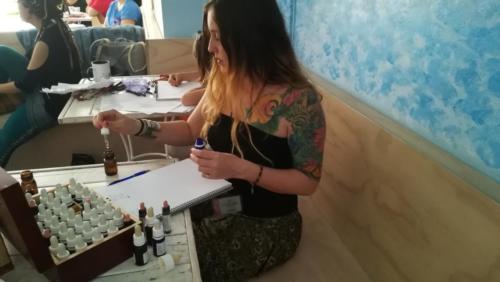 Laura Trillo Terapia Felina visita y tratamiento floral Espai DeGats Barcelona 2 Junio 2019