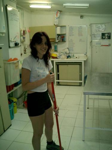 Laura Trillo voluntariado ANAA 2003
