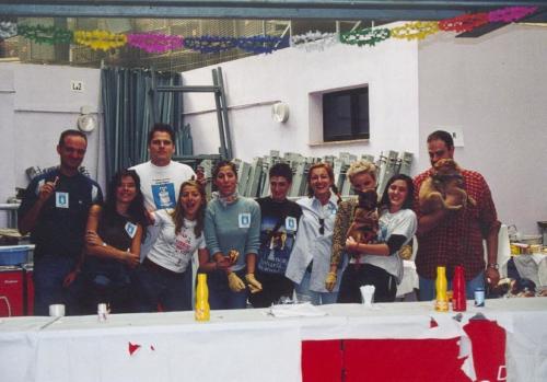 Laura Trillo voluntariado Concurso de perros sin raza ANAA 2001