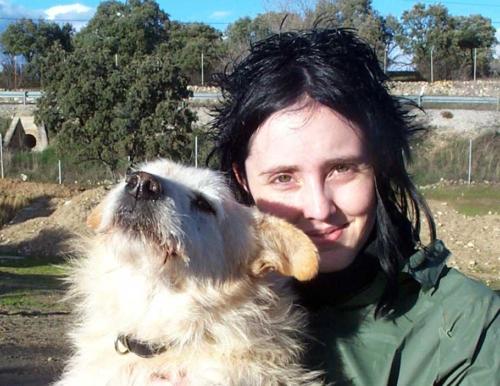 Laura Trillo voluntariado con Skippy en ANAA 2001