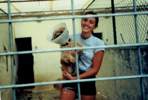 Laura Trillo voluntariado en ANAA 2002