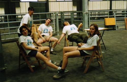 Laura Trillo voluntariado en Concurso de Perros sin Raza ANAA 2002