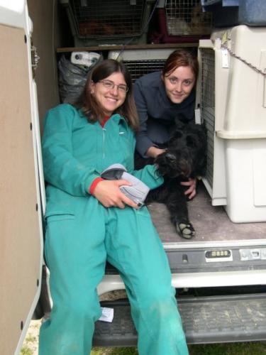 Laura Trillo y Tamara Flores voluntariado viaje Alemania ANAA 2003