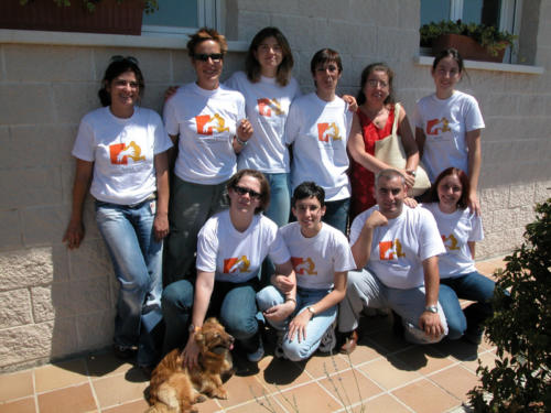 Laura Trillo y compañeras ANAA 2004