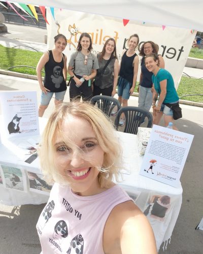 Terapia Felina en la Festa dels Animals del Arc de Triomf Barcelona Julio 2022